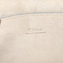 Chloe Fay Shoulder Bag Suede Leather Blue Gold Auth BA1916-18