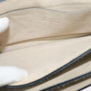 Chloe Fay Shoulder Bag Suede Leather Blue Gold Auth BA1916-21