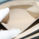 Chloe Fay Shoulder Bag Suede Leather Blue Gold Auth BA1916-23