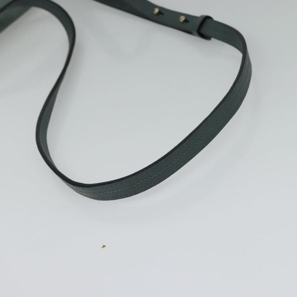 Chloe Fay Shoulder Bag Suede Leather Blue Gold Auth BA1916