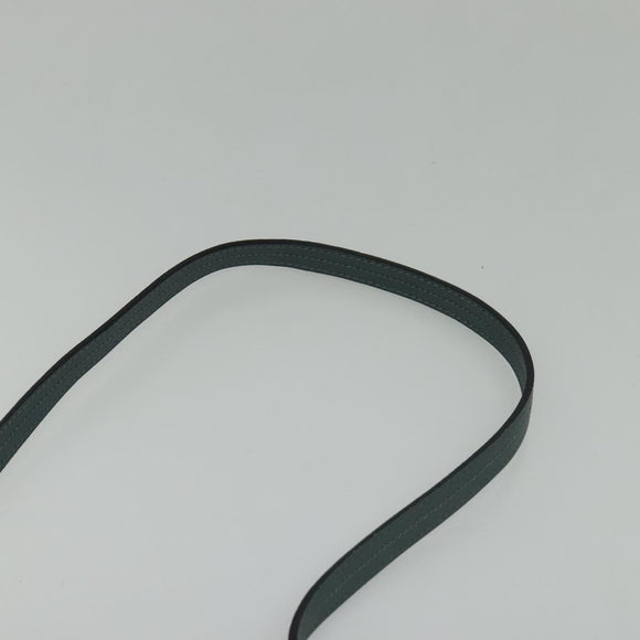 Chloe Fay Shoulder Bag Suede Leather Blue Gold Auth BA1916