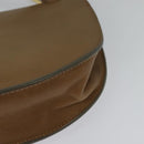 Chloe Georgia Shoulder Bag Leather Beige Gold Auth BA1917-17
