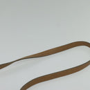 Chloe Georgia Shoulder Bag Leather Beige Gold Auth BA1917-14