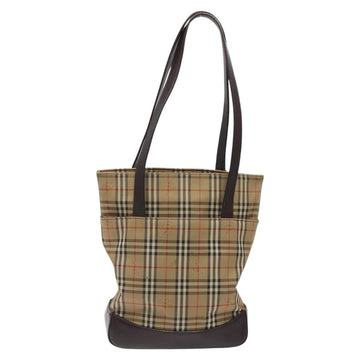 BURBERRY Nova Check Tote Bag Canvas Beige Auth BA1922 - 0