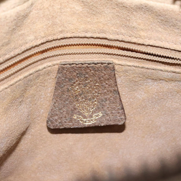 GUCCI GG Supreme Web Sherry Line Shoulder Bag PVC Beige Gold Red Auth BA1924