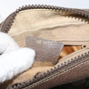 GUCCI GG Supreme Web Sherry Line Shoulder Bag PVC Beige Gold Red Auth BA1924-23