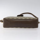 GUCCI GG Supreme Web Sherry Line Shoulder Bag PVC Beige Gold Red Auth BA1924-9