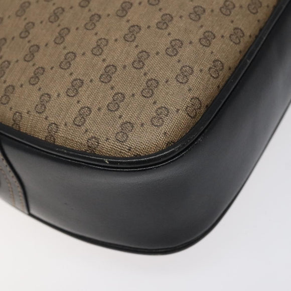 GUCCI Micro GG Supreme Shoulder Bag PVC Brown 001 256 1189 Auth BA1925