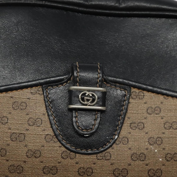 GUCCI Micro GG Supreme Shoulder Bag PVC Brown 001 256 1189 Auth BA1925