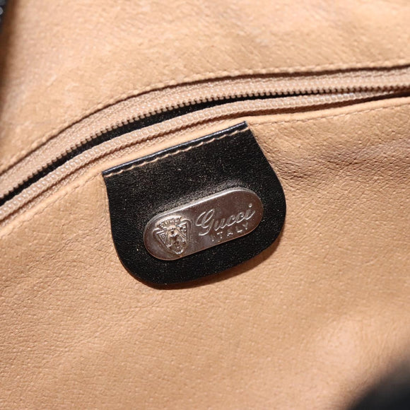 GUCCI Micro GG Supreme Shoulder Bag PVC Brown 001 256 1189 Auth BA1925