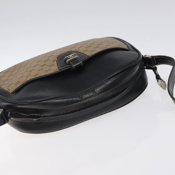 GUCCI Micro GG Supreme Shoulder Bag PVC Brown 001 256 1189 Auth BA1925