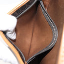 Christian Dior Honeycomb Canvas Shoulder Bag PVC Brown Gold Auth BA1926-12