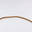 Christian Dior Honeycomb Canvas Shoulder Bag PVC Brown Gold Auth BA1926-8