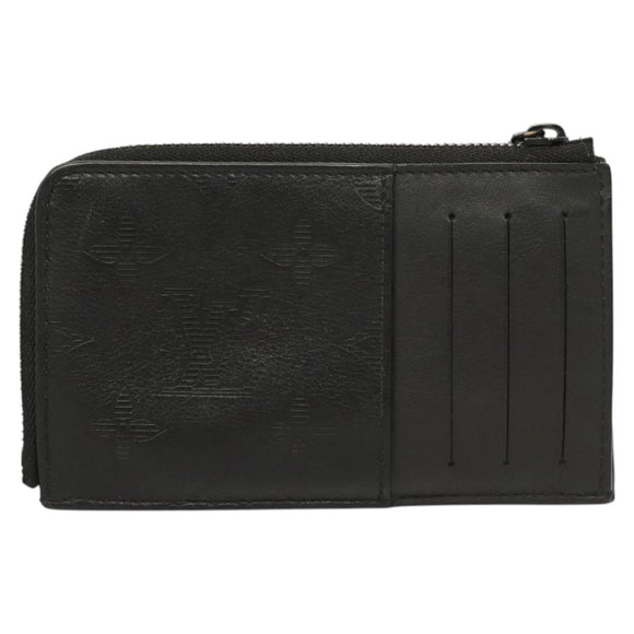 LOUIS VUITTON Monogram Shadow Hybrid Wallet Black M81526 LV Auth BA1929