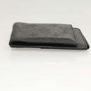 LOUIS VUITTON Monogram Shadow Hybrid Wallet Black M81526 LV Auth BA1929-7