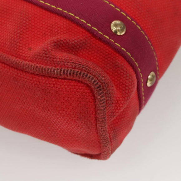 LOUIS VUITTON Antigua Cabas MM Tote Bag Red M40034 LV Auth BA1930