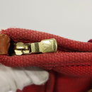 LOUIS VUITTON Antigua Cabas MM Tote Bag Red M40034 LV Auth BA1930-16