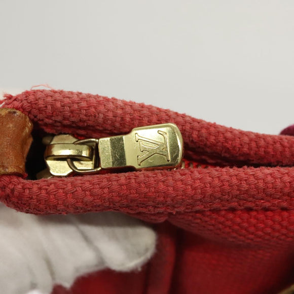 LOUIS VUITTON Antigua Cabas MM Tote Bag Red M40034 LV Auth BA1930