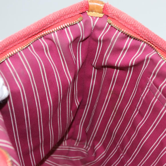 LOUIS VUITTON Antigua Cabas MM Tote Bag Red M40034 LV Auth BA1930