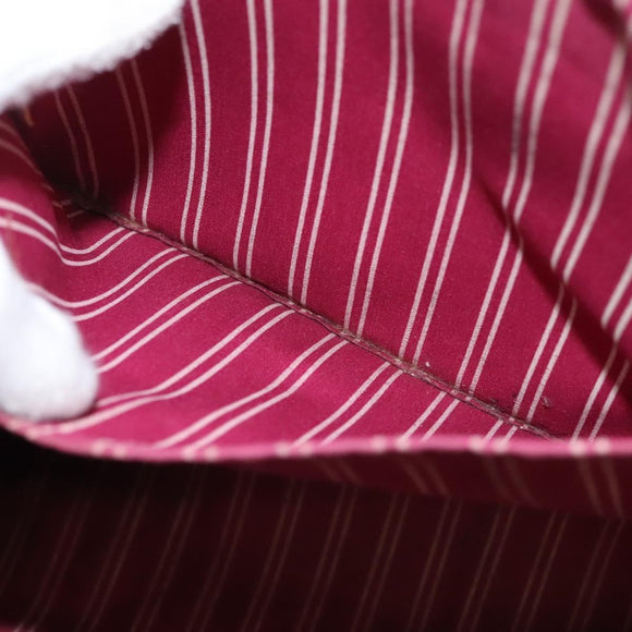 LOUIS VUITTON Antigua Cabas MM Tote Bag Red M40034 LV Auth BA1930