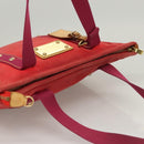 LOUIS VUITTON Antigua Cabas MM Tote Bag Red M40034 LV Auth BA1930-6