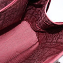 CARTIER Must Line Backpack Leather Bordeaux Gold Auth BA1934-17