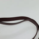 CARTIER Must Line Backpack Leather Bordeaux Gold Auth BA1934-8