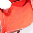 LOUIS VUITTON Epi Neverfull PM Pouch Orange LV Auth BA1936-15