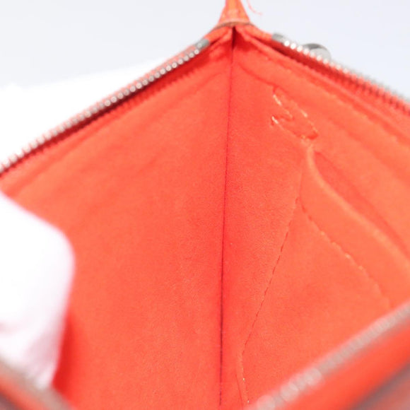 LOUIS VUITTON Epi Neverfull PM Pouch Orange LV Auth BA1936