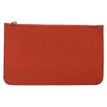 LOUIS VUITTON Epi Neverfull PM Pouch Orange LV Auth BA1936 - 0