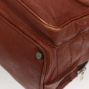 Chloe Betty Hand Bag Leather Brown Silver gold Auth BA1940-9