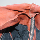 Chloe Betty Hand Bag Leather Brown Silver gold Auth BA1940-23