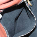 Chloe Betty Hand Bag Leather Brown Silver gold Auth BA1940-26