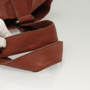 Chloe Betty Hand Bag Leather Brown Silver gold Auth BA1940-7