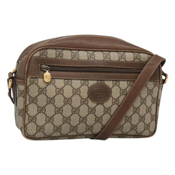 GUCCI GG Supreme Shoulder Bag PVC Beige Gold 001 56 0942 Auth BA1941