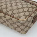 GUCCI GG Supreme Shoulder Bag PVC Beige Gold 001 56 0942 Auth BA1941-15