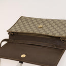 GUCCI GG Supreme Shoulder Bag PVC Beige Gold 904 02 050 Auth BA1943-9