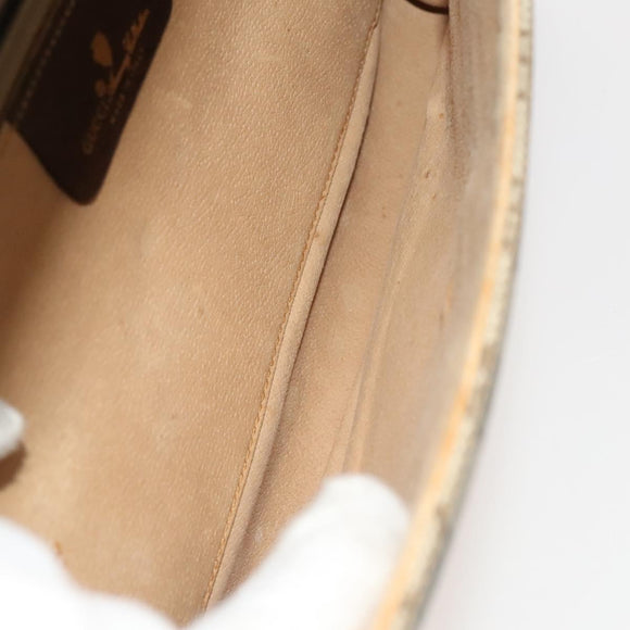 GUCCI GG Supreme Shoulder Bag PVC Beige Gold 904 02 050 Auth BA1943