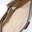 GUCCI GG Supreme Web Sherry Line Shoulder Bag PVC Beige 89 02 032 Auth BA1944-10