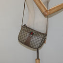 GUCCI GG Supreme Web Sherry Line Shoulder Bag PVC Beige 89 02 032 Auth BA1944-24