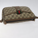 GUCCI GG Supreme Web Sherry Line Shoulder Bag PVC Beige 89 02 032 Auth BA1944-6