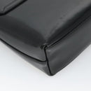 GUCCI Shoulder Bag Enamel Black Gold 007 3444 0282 Auth BA1950-16