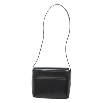 GUCCI Shoulder Bag Enamel Black Gold 007 3444 0282 Auth BA1950 - 0