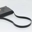 GUCCI Shoulder Bag Enamel Black Gold 007 3444 0282 Auth BA1950-7