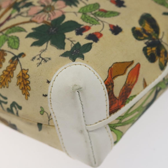 GUCCI Shoulder Bag Canvas Beige Gold 007 115 1093 Auth BA1952