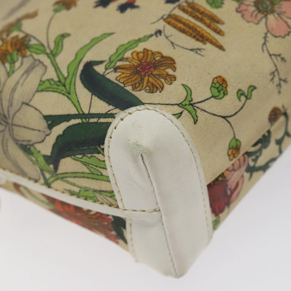 GUCCI Shoulder Bag Canvas Beige Gold 007 115 1093 Auth BA1952