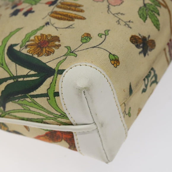 GUCCI Shoulder Bag Canvas Beige Gold 007 115 1093 Auth BA1952