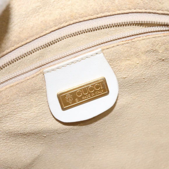 GUCCI Shoulder Bag Canvas Beige Gold 007 115 1093 Auth BA1952