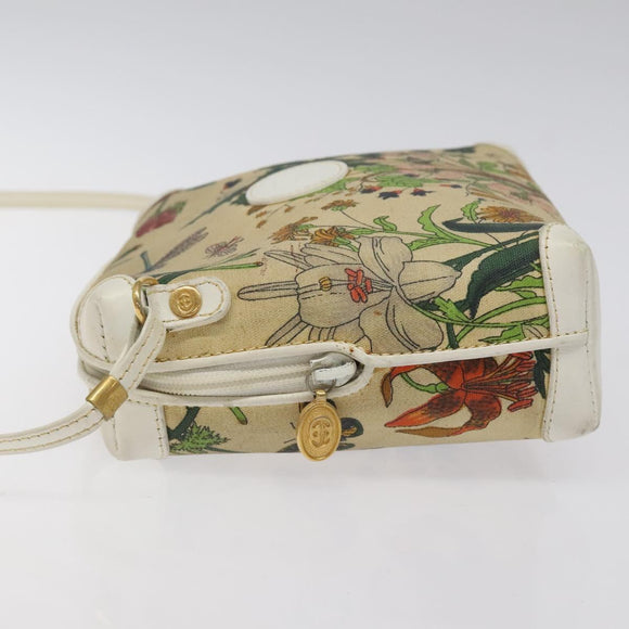 GUCCI Shoulder Bag Canvas Beige Gold 007 115 1093 Auth BA1952