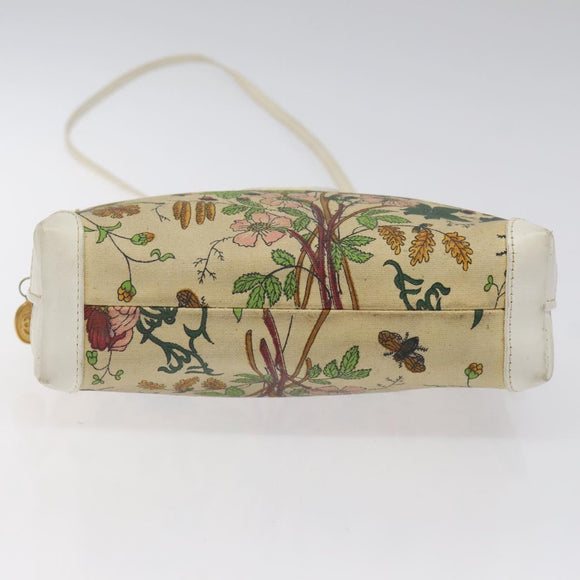 GUCCI Shoulder Bag Canvas Beige Gold 007 115 1093 Auth BA1952